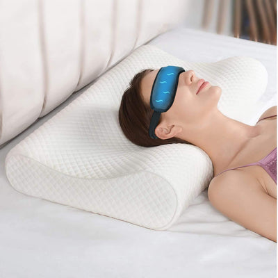 Cooling Gel Relaxing Eye Mask and Memory Foam Pillow