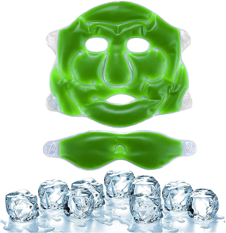 Aloe Vera Cool face mask & Eye Mask with Cooling Gel Suitable for all Skin