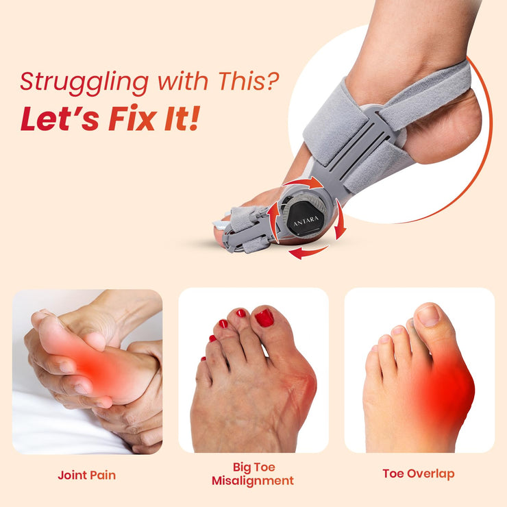 Adjustable Toe Straightener for Men & Women