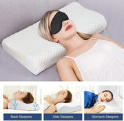 Cooling Gel Relaxing Eye Mask and Memory Foam Pillow