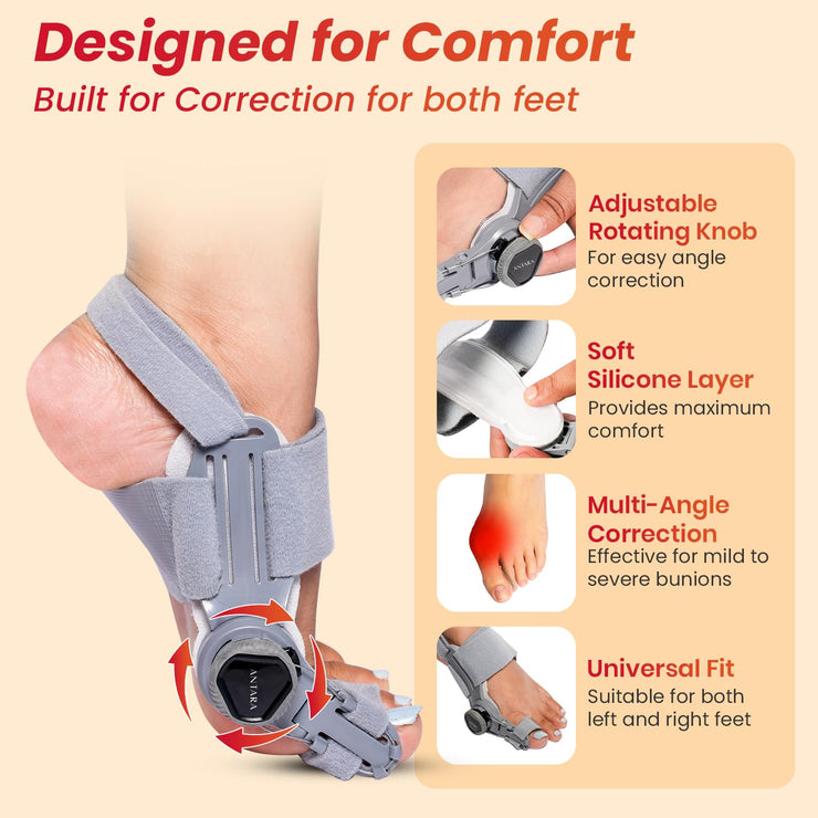 Adjustable Toe Straightener for Men & Women